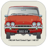 Ford Consul Capri 116E 1500GT 1962-64 Coaster 1